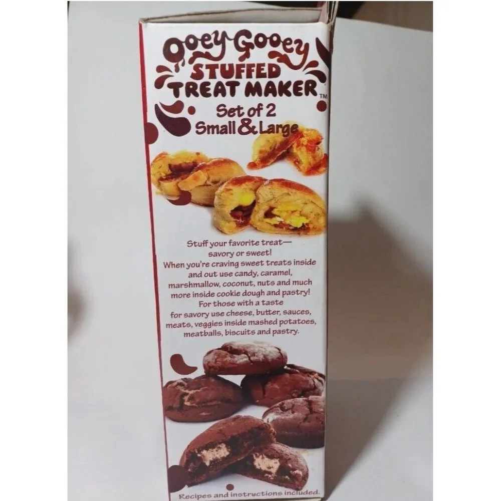 Norpro Ooey Gooey Stuffed Cookie Cutter Treat Bon Bon‎ Candy Maker Set of 2 NIB